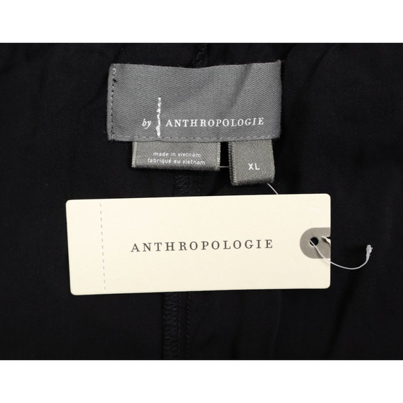 Anthropologie Women's The Cheri Ruffled Tulle Midi Skirt Black Sz XL NEW - Picture 7 of 11